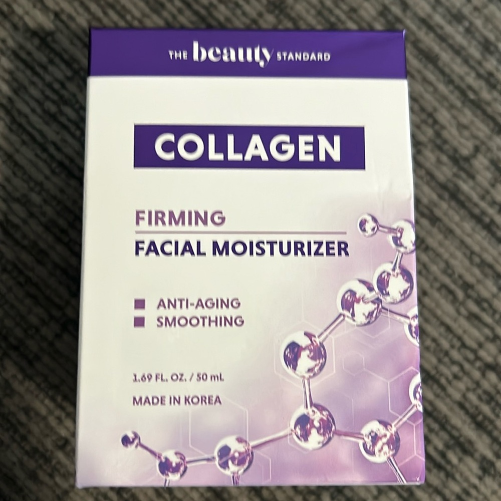 The beauty standard collagen firming facial moisturizer